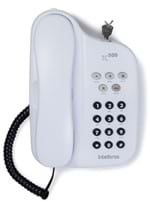 Ficha técnica e caractérísticas do produto Telefone com Fio Intelbras com Chave Branco Tc500