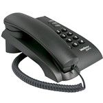Ficha técnica e caractérísticas do produto Telefone com Fio Intelbras 4080057 Pleno Preto - com Chave Bloqueadora