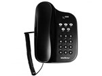 Telefone com Fio Intelbras TC 500 - Chave Bloq. Preto