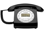 Telefone com Fio Intelbras TC 8312 - Identificador de Chamada Viva Voz Preto