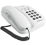 Ficha técnica e caractérísticas do produto Telefone com Fio Intelbras TC500 4040094 Branco com Chave