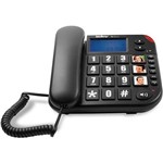 Ficha técnica e caractérísticas do produto Telefone com Fio Intelbras TOK Fácil ID com Identificação de Chamadas e Viva-voz - Preto