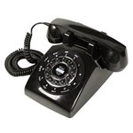 Ficha técnica e caractérísticas do produto Telefone com Fio Retrô London Preto 32.389 ? Classic