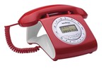 Ficha técnica e caractérísticas do produto Telefone com Fio TC8312 Vermelho Retro Intelbrás