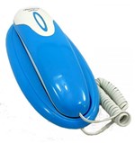 Ficha técnica e caractérísticas do produto Telefone de Mesa/parede Gondola com Fio Azul - Xiantong