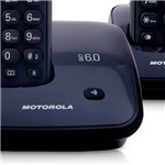 Telefone DECT Sem Fio Digital com Identificador de Chamadas e 1 Ramal Auri 2000-MRD2 Motorola