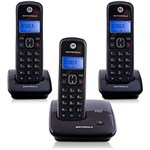 Ficha técnica e caractérísticas do produto Telefone DECT Sem Fio Identificador Chamadas Viva-Voz 2 Ramais Auri 3000-MRD3 Motorola