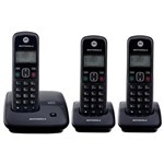 Ficha técnica e caractérísticas do produto Telefone Digital Sem Fio Motorola Dect 6.0 Auri 3000 com Id. Chamadas e Viva-Voz + 2 Ramais