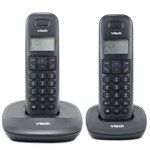 Ficha técnica e caractérísticas do produto Telefone Digital Sem Fio VTech VT600-MRD2 com Identificador de Chamadas e 1 Ramal - Preto