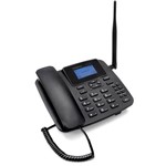 Ficha técnica e caractérísticas do produto Telefone Fixo Intelbras Rural, Longo Alcance, Preto - CF4201