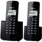 Ficha técnica e caractérísticas do produto Telefone Fixo Panasonic TGB112 com Ramal Identificador de Chamadas Sem Fio
