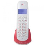 Ficha técnica e caractérísticas do produto Telefone Fixo Sem Fio Motorola Moto 700 R, Vermelho/Branco - Bivolt
