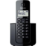 Telefone Fixo Sem Fio Panasonic Dect 6.0 1,9 Ghz Kx-tgb110lbb Preto