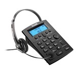 Ficha técnica e caractérísticas do produto Telefone Headset com Identificador de Chamadas Hst-8000 Preto - Elgin