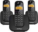Ficha técnica e caractérísticas do produto Telefone Intelbras Sem Fio com Identificador + 2 Ramais Ts3113