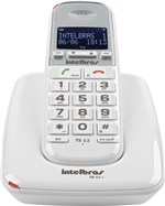 Ficha técnica e caractérísticas do produto Telefone Intelbras Sem Fio Digital Ts 63 V Branco