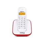 Ficha técnica e caractérísticas do produto Telefone Intelbras Sem Fio Ts3110 Branco/vermelho - 4123101