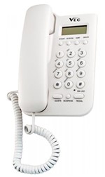 Ficha técnica e caractérísticas do produto Telefone Mesa C/Bina Branco 46 Vec