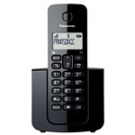 Ficha técnica e caractérísticas do produto Telefone Panasonic Sem Fio C/ ID de Chamadas - Preto