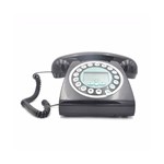Ficha técnica e caractérísticas do produto Telefone Retrô Vintage Teem Tm8227 com Identificador de Chamadas - Preto