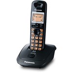 Telefone S/ Fio DECT 6.0 C/ Identificador de Chamadas, Display e Teclado Iluminados e Agenda P/ Até 50 Contatos - KX-TG4...