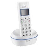 Ficha técnica e caractérísticas do produto Telefone S/ Fio Elgin TSF-5001 C/ DECT 6.0, Viva-voz e Identificador de Chamadas - Branco