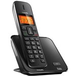 Ficha técnica e caractérísticas do produto Telefone S/ Fio Philips SE1701 Preto C/ Display Iluminado e Id. Chamadas