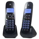 Ficha técnica e caractérísticas do produto Telefone Sem Fio + 1 Ramal Motorola MOTO750-MRD2 - Identificador de Chamadas, Luminoso, Dect 6.0,