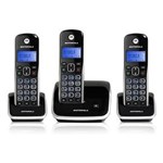 Ficha técnica e caractérísticas do produto Telefone Sem Fio AURI3500-MRD3 Trio - Motorola