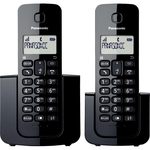 Ficha técnica e caractérísticas do produto Telefone Sem Fio Base Com Ramal Kx-Tgb112Lbb Preto Panasonic