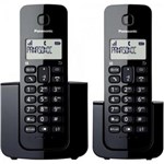 Ficha técnica e caractérísticas do produto Telefone Sem Fio com Base e Ramal com Id Kx-Tgb112Lbb Preto Panasonic