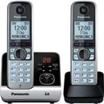 Ficha técnica e caractérísticas do produto Telefone Sem Fio com Base + Ramal - Kx-Tg6722 - Panasonic (Preto/prata...