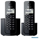 Ficha técnica e caractérísticas do produto Telefone Sem Fio com Base Ramal Kx-Tgb112Lbb 1.9 Ghz Preto - Panasonic