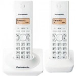 Telefone Sem Fio com Id Base + Ramal Kx-tg1712 Branco Panasonic