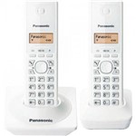 Telefone Sem Fio com Id Base Ramal Kx-tg1712 Branco Panasonic