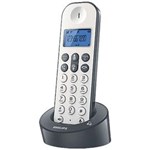 Ficha técnica e caractérísticas do produto Telefone Sem Fio com Id com Viva Voz D1211Wg/Br Cinza