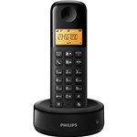Ficha técnica e caractérísticas do produto Telefone Sem Fio com ID D1301B/BR Preto - Philips - Philips