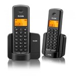 Ficha técnica e caractérísticas do produto Telefone Sem Fio com Id e Ramal Tsf-8002 Preto Elgin