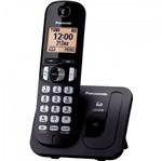 Ficha técnica e caractérísticas do produto Telefone Sem Fio com ID/Viva Voz KX-TGC210LBB Preto - Panasonic