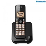 Ficha técnica e caractérísticas do produto Telefone Sem Fio com Identificador de Chamadas TGC350LBB Panasonic