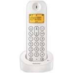 Ficha técnica e caractérísticas do produto Telefone Sem Fio D1201W/Br Branco Philips