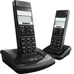 Ficha técnica e caractérísticas do produto Telefone Sem Fio Dect 6.0 com Identificador de Chamadas + Ramal - Preto - Multitoc