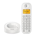 Ficha técnica e caractérísticas do produto Telefone Sem Fio Dect 6.0 D1201w/Br Branco - Philips