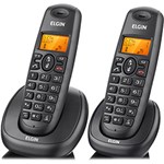 Ficha técnica e caractérísticas do produto Telefone Sem Fio DECT com Identificador de Chamadas, Viva Voz e Display Iluminado + Ramal TSF 7002 - Elgin