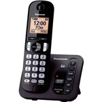 Ficha técnica e caractérísticas do produto Telefone Sem Fio Digital com Secretária Eletrônica Panasonic Kx-Tgc220lb