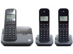 Telefone Sem Fio Digital Motorola com 2 Ramais - Identificador de Chamadas MOTO3000 MRD3