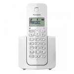 Telefone Sem Fio Digital Panasonic KX-TGB110LBW Dect 6.0 Branco