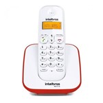 Ficha técnica e caractérísticas do produto Telefone Sem Fio Digital TS 3110 Intelbras Branco / Vermelho
