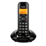 Ficha técnica e caractérísticas do produto Telefone Sem Fio Elgin C Identicador de Chamadas Preto Tsf7600 24489