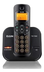 Ficha técnica e caractérísticas do produto Telefone Sem Fio Elgin TSF 7500 Preto